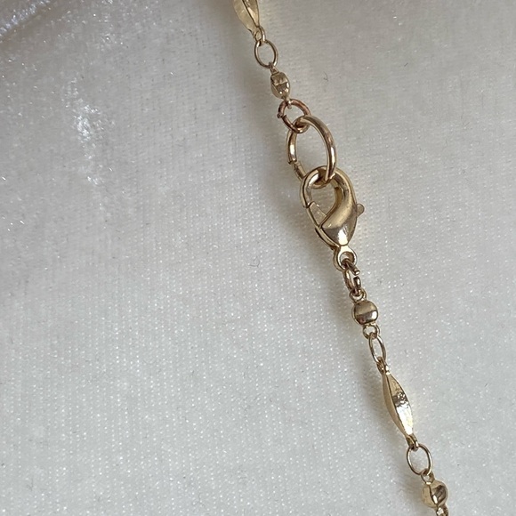 Apartment 9 Boho Fringe Necklace Gold-Tone, Teal & Translucent Stones - Picture 5 of 5